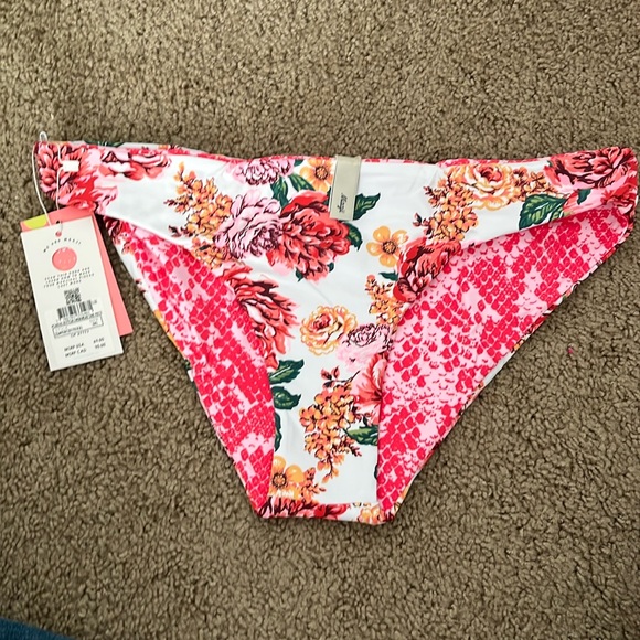 Maaji Other - Maaji Carnation Flirt Reversible Bikini Bottoms, NWT